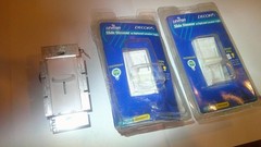 Leviton & Lutron Slide Dimmers-Lot of 3