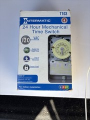 Intermatic T103 24-Hour Mechanical Time Switch 40A 120V DPST Indoor NEMA 1 NEW