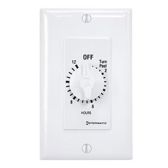 Intermatic Fd12hwc Spring-Wound Timer, White, 277V Ac