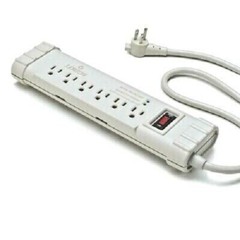 Leviton 6 Outlet Surge Protector H-1212-008-WH 15AMP 120V 1800W
