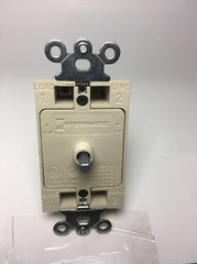 Intermatic FF30M70 30-Minute Spring Loaded Wall Timer, Brushed Metal