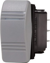 Blue Sea Systems 8221 Contura (ON)-OFF-ON DPDT Switch – Grey