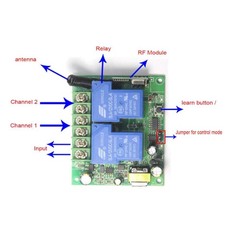 Wireless Remote Control High Power AC 110V/220V Switch 30A Controller Relay