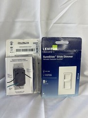 Leviton Decora+ SureSlide Slide Dimmer 6672-1LW – White – LED CFL Incandescent