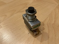 LOT of 5 – Power First 2VLP7 Miniature Push Button Switch 16 Amp, 125Vac