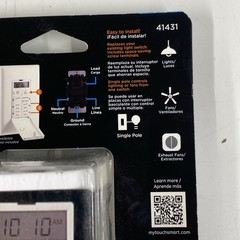 LOT x4 myTouchSmart Digital In-Wall Motion Sensing Switch + Programmable Timer