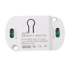 Smart Timer Switch with Phone App Control – White, 6.8x4cm