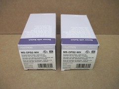 Lutron Maestro MS-OPS2-WH White Occupancy Sensor Switch ***LOT OF 2***