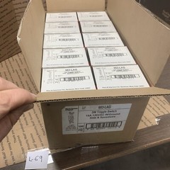Pass & Seymour 3 Way Toggle Switch w/Ground 663-LAG Box of 100 Light Almond New