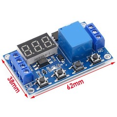 DC 6V-30V For Time Relay Module 4 pcs with Reverse Polarity Protection