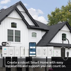 Leviton Decora Smart Switch, Wi-Fi 2nd Gen, Neutral Wire Required, Works…