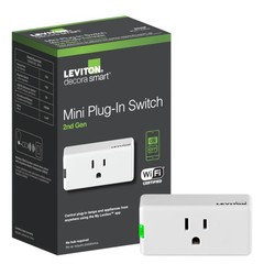 Leviton-Decora Smart WiFi Plug (Gen2) Wire-Free Control D215P