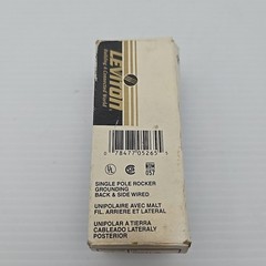 Leviton 5601-2I 15A 120-277V 1 Pole Decora Switch, Ivory Lot Of 9- ECS