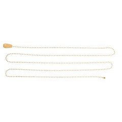 Solid Wood Pendant Lighting Beaded Chain for Lights Ceiling Fan Extension