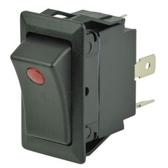 BEP SPST Rocker Switch – 1-LED – 12V/24V – ON/OFF