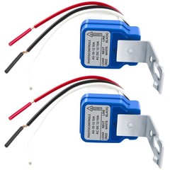 2 Pack AC DC 12V 10A Auto On/Off Photocell Light Switch Photocell Photo Switc…