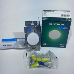 Lutron Dalia LED+ Single-Pole/3-Way White Illuminated LED Rotary Light Dimmer