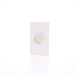 Hubbell AR1W White Replacement Faceplate for 600/1000W Architectural Dimmer