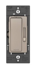 Legrand Radiant 450W Decorator Rocker Dimmer Light Switch Single/3Way Nickel