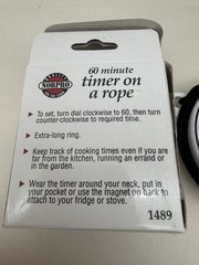 NORPRO #1489 60-Minute Timer on a Rope UNUSED *READ…