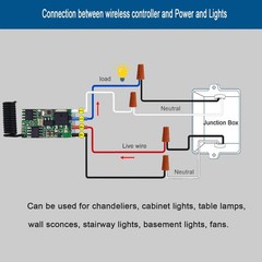 6 Channel Wireless Remote Switch Mini Wireless Switch DC 12V