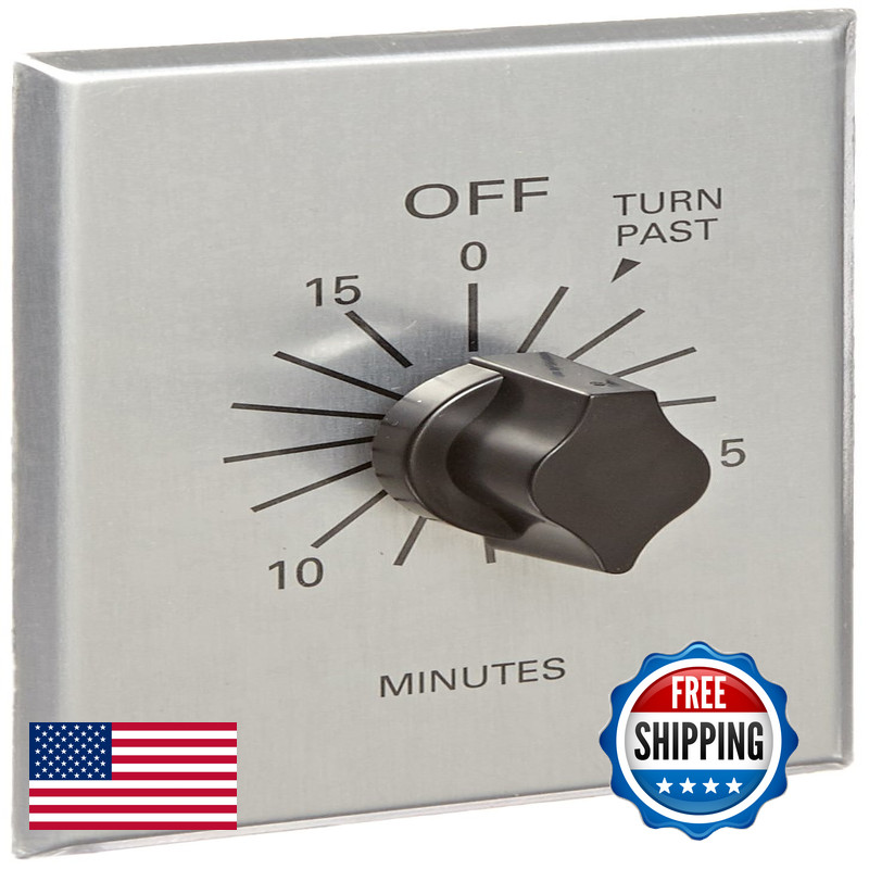 Nsi Tork C515M Spring-Wound In-Wall Twist Timer Commercial Style Metal Plate