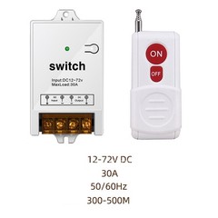 433MHz Remote Control Relay Switch 500m Long Range Wireless Remote Switch New