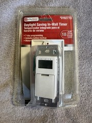 Utilitech Daylight Saving In-Wall Digital Timer (Item #0192773). NWOB. Free ship