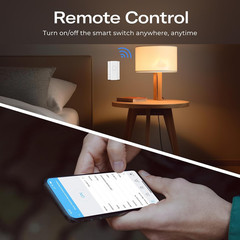 Zigbee Smart Switch ,Toggle/Rocker,No Wiring Needed. Hub Required