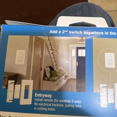 Lutron Caseta Wireless Smart Switch Kit with Remote P-PKG1WS-WH-R – New Sealed