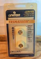 Leviton Trimatron Dual Fan Speed Light Dimmer 611-6617-I Ivory NOS