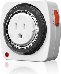 Versatile Heavy-Duty Outlet Timer – Perfect for Aquariums and Indoor Lighting