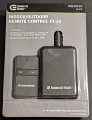 Commercial Electric Indoor/outdoor Wireless Remote Control 