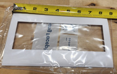 Deako 4-Gang Faceplate DS-FP4Y-WHWH-UCX Screwless Snap In, White (70)