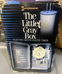 Intermatic WH40 Electric Water Heater Timer – The Little Gray Box, NEW in box