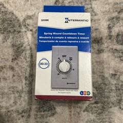 New Intermatic SW30MK 30 Minute Indoor Spring Wound Countdown Timer – Silver