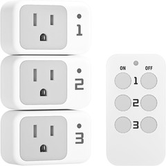 Remote Control Outlet, Electrical Light Switch, Plug in Wall Plug