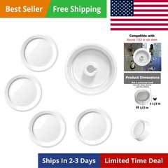 10 PCS Rotary Dimmer Knob Replacement for Rotary Dimmer Switch,Fan Control,White
