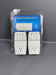 Remote Control Switch BH9936-2 Wireless Outlet Power Socket Set 2 Receivers
