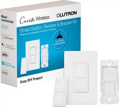BRAND NEW Lutron P-PKG1WS-WH Caseta Smart Switch Kit with Pico Remote – White