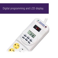 Coralife Aquarium Fish Tank 8-Outlet 24/7 Digital Power Center Timer