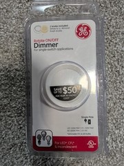 GE 18021 Dimmer Switch White Or Almond Knob Single Pole 120V New Sealed
