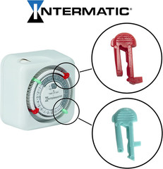 Cycle Timer Clock ON/OFF Plastic Switch Trippers – P1000 PB PF1100 Series, 2 Red