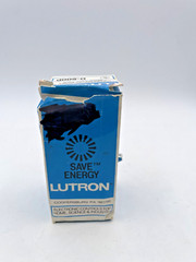 Lutron D-600P Incandescent Dimmer Ivory Push On/Off Single-Pole 600W 120V 60Hz