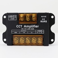 2 Channel LED PWM Dual Color Temperature LED Amplifier DC5-24V 30A