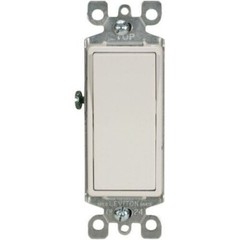 Leviton decora 5601-2WS 15A-120/277V AC/CA Switch (1-Pack) White