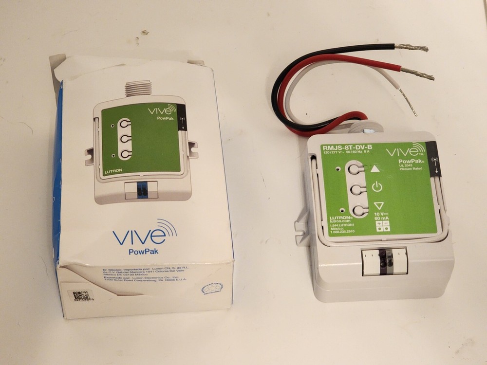 Lutron Vive PowPak Diming Module with 0-10V RMJS-8TN-DV-B