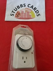 PURPLE REIGN Heavy Duty 24Hour Plug in Mechanical Timer Programmable Indoor