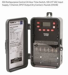 Nsi Tork E103b Electronic Timer, 24 Hr, Dpst
