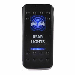 5Pin 12V 24V 10A Car Boat ARB Carling Rocker Toggle Switch LED Light On OFF AT..